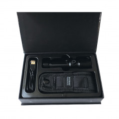 Lampe torche tactique LED rechargeable