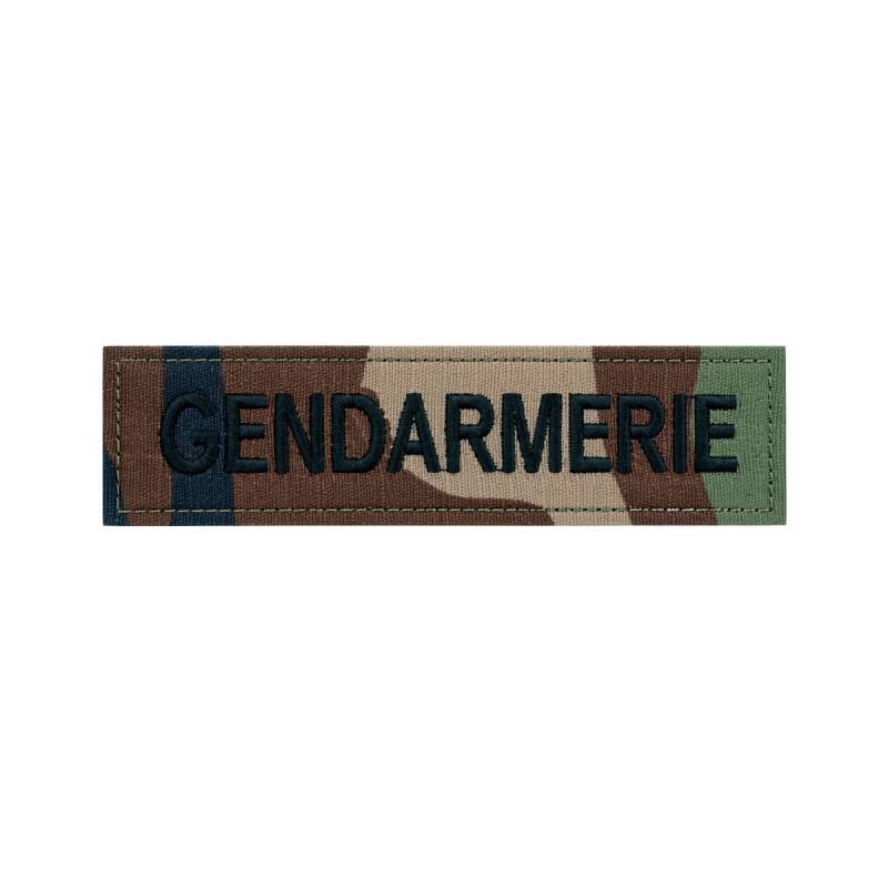 Bande Gendarmerie Brodée Camouflage Velcro Patch Tactique Bande Gendarmerie Brodée Camouflage Velcro Patch Tactique