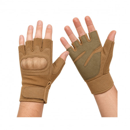 Mitaines Coquées Coyote Protection Tactique des Mains