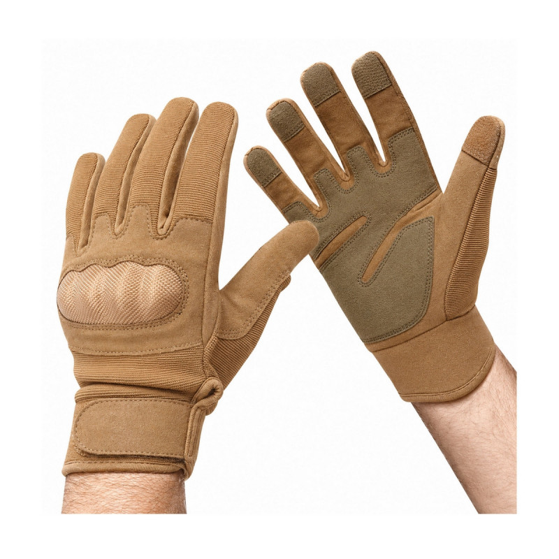 Gants Coqués Coyote Tactiques de Protection Gants Coqués Coyote Tactiques de Protection