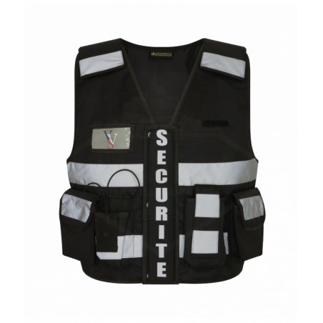 THOR SECURITE PRIVEE avec pochette transparente rectangulaire| Décret 180723