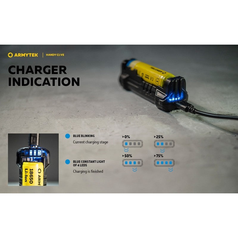 Chargeur Armytek Handy C1 VAPE EDITION USB