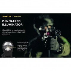 Lampe torche PARMA Armytek C2iR Pro 1250 Lumens