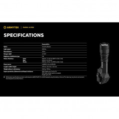 Lampe torche Parma Armytek C2 Pro 1500 Lumens