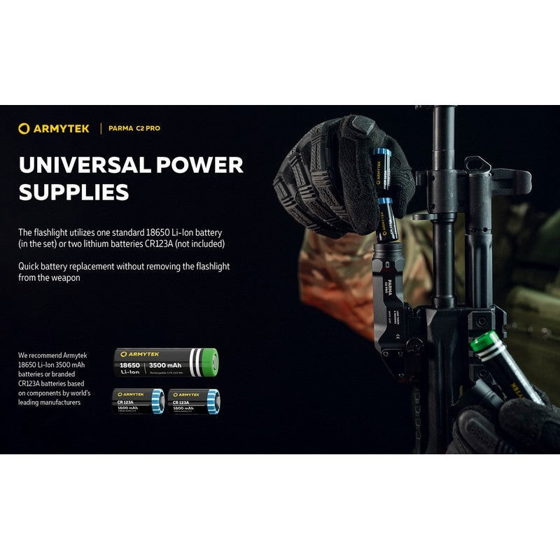Lampe torche Parma Armytek C2 Pro 1500 Lumens