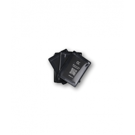 Support pour carte professionnelle avec Velcro noir