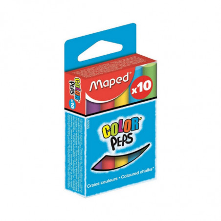 Lot de 10 craies de couleur - MAPED