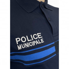 Polo hiver Police Municipale manches longues