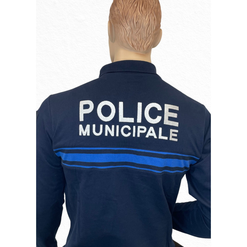 Polo hiver Police Municipale manches longues