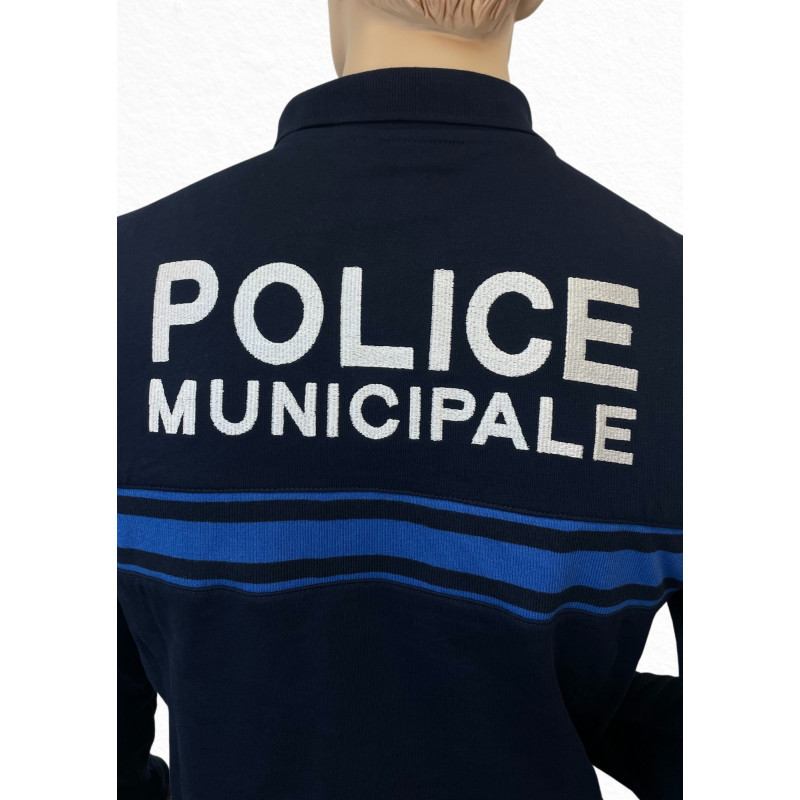 Polo hiver Police Municipale manches longues
