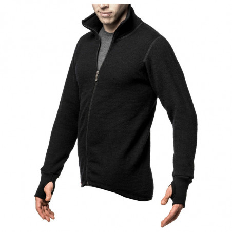 Veste Grand Froid en Ullfrotté Noire 600 gr