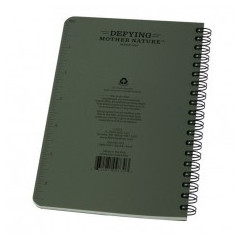 Carnet tout temps 11.7 x 17.7 vert