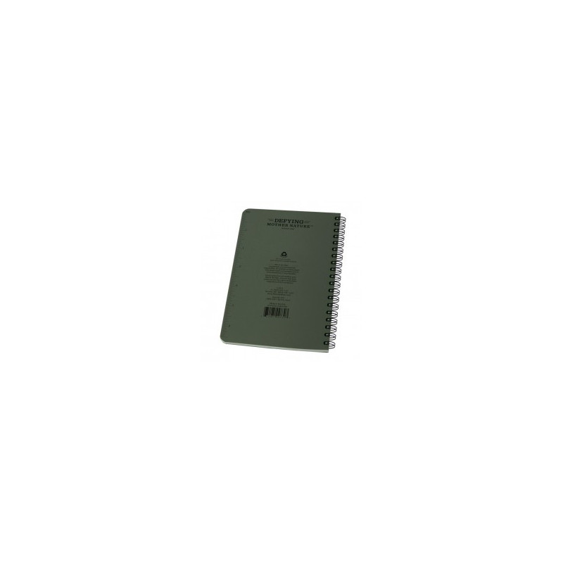 Carnet tout temps 11.7 x 17.7 vert