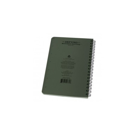Carnet tout temps 11.7 x 17.7 vert