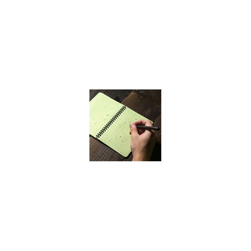 Carnet tout temps 11.7 x 17.7 vert