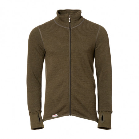 Veste ullfrotté grand froid 600 gr pine green Woolpower