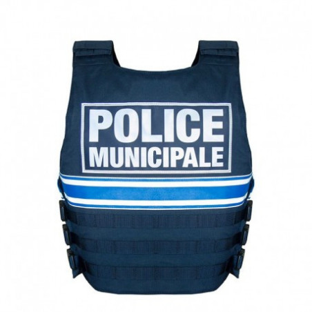Gilet pare balles FULL TACTICAL IIIA Port extérieur Police municipale