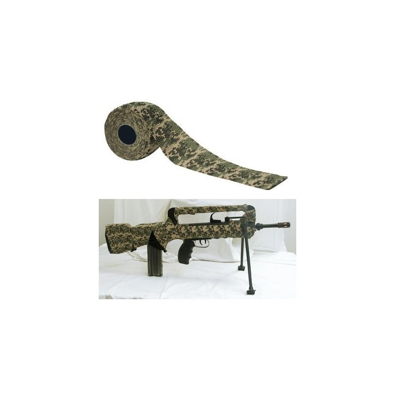 Ruban camouflage woodland reutilisable