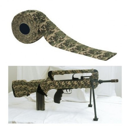 Ruban camouflage woodland reutilisable