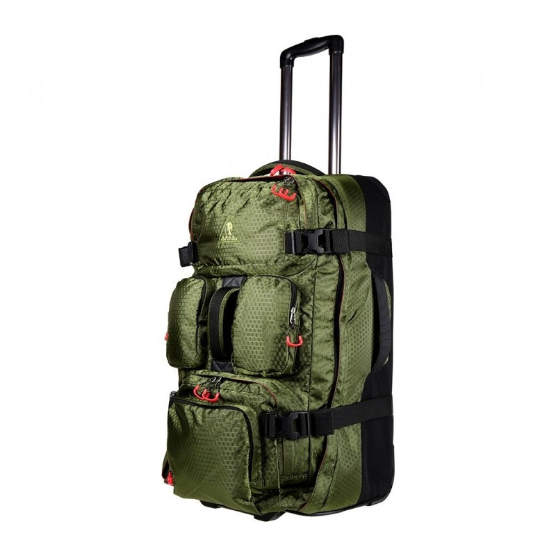 Sac à roulette elite case vert 85l ares