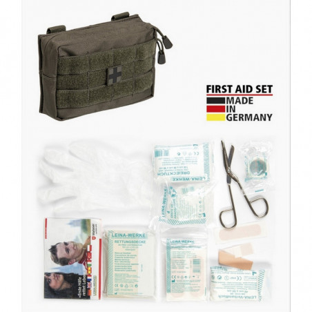 Trousse de Secours LEINA 25 pièces coyote