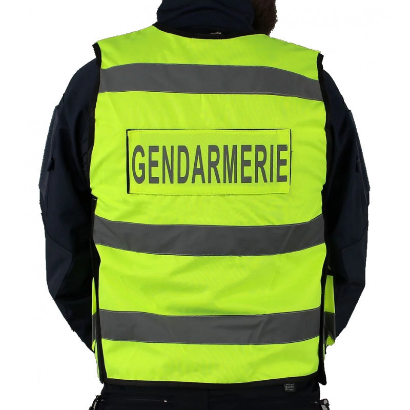 Gilet jaune haute visibilité Gendarmerie