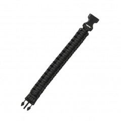 Bracelet paracorde avec fermeture 22mm NOIR