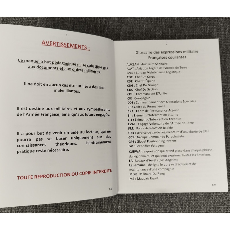 Carnet du combattant