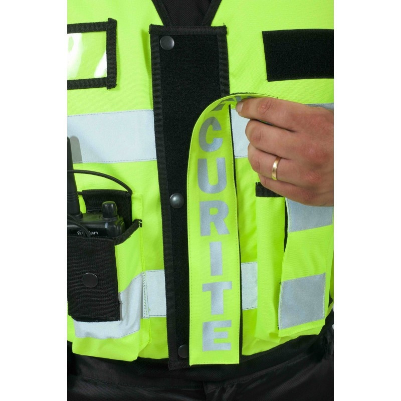 Gilet THOR haute visibilité renaissance jaune SECURITE