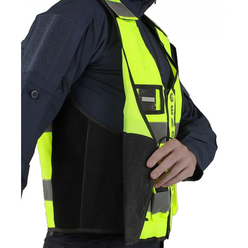 Gilet THOR haute visibilité renaissance jaune SECURITE