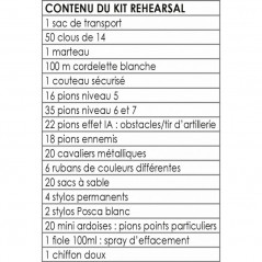 Kit CAS DFCU KEHEARSAL caisse a sable