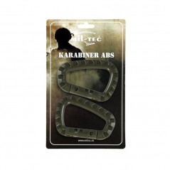 Lot de 2 mousquetons par ABS