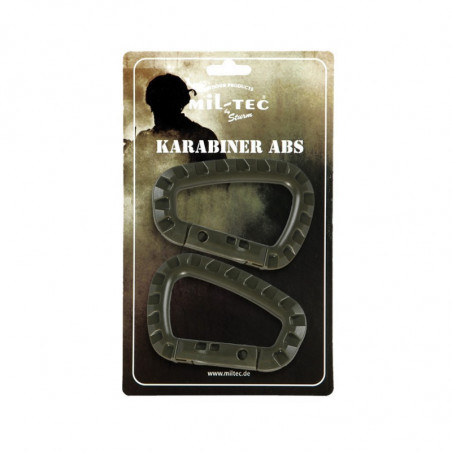 Lot de 2 mousquetons par ABS