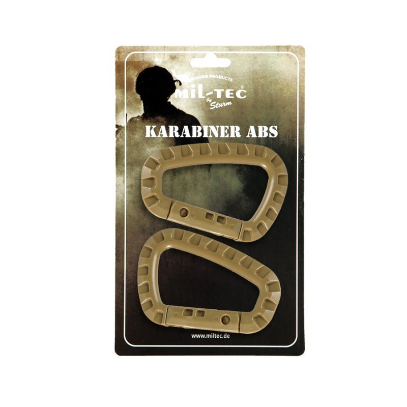 Lot de 2 mousquetons par ABS