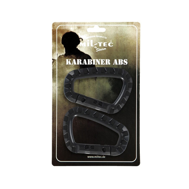 Lot de 2 mousquetons par ABS