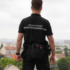 Polo manches courtes Sécurité Privée GK SAFETEK®