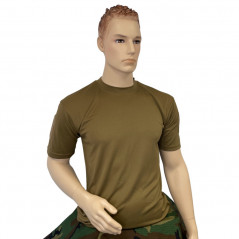 Tee shirt tactical quick dry dark coyote French Army Miltec