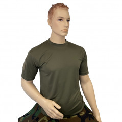 Tee shirt tactical quick dry dark vert French Army Miltec