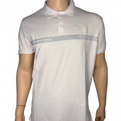 Polo blanc manches courtes Sécurité Privée GK SAFETEK®