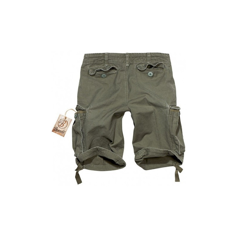 Short Bermuda Vintage Classic Brandit Vert Olive – Coton Robuste & Style Camouflage
