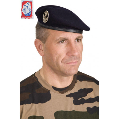 Béret commando bleu marine