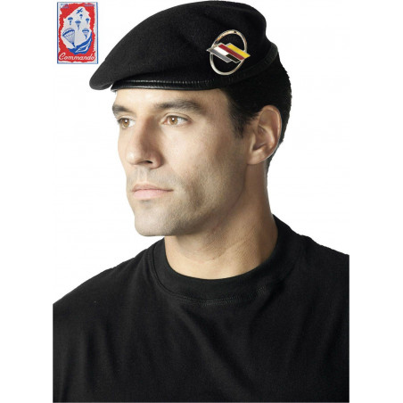 Béret commando B.F.A bleu marine