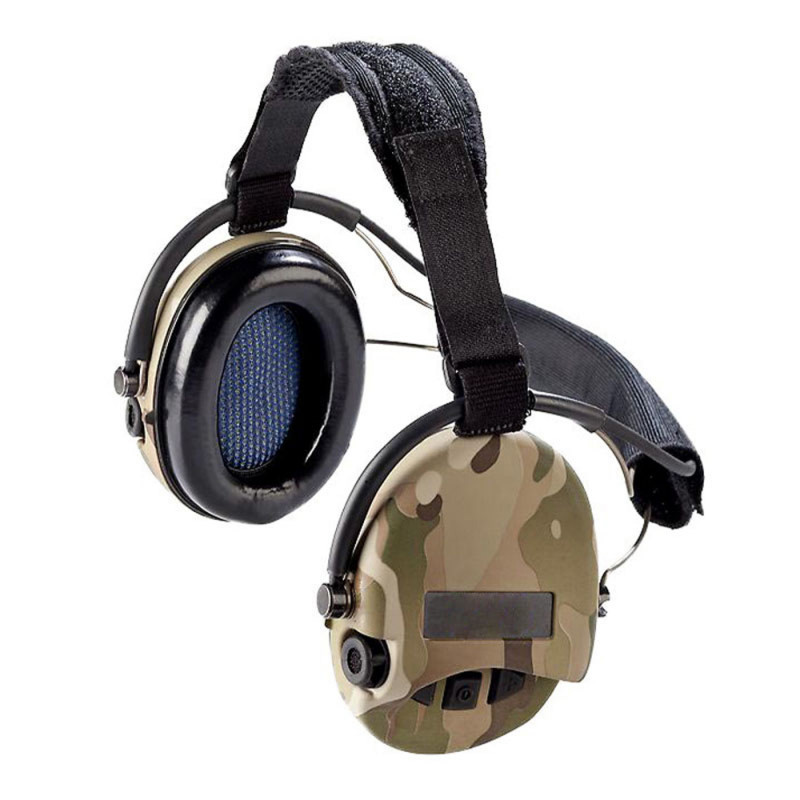Casque anti-bruit Suprême Pro-X camo serre-nuque tissu noir Casque anti-bruit Suprême Pro-X camo serre-nuque tissu noir