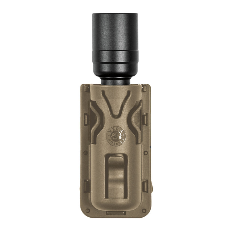 Porte-lampe rotatif 8VP63 tan pour ceinture/ceinturon Porte-lampe rotatif 8VP63 tan pour ceinture/ceinturon