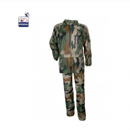 Tenue de pluie camouflage