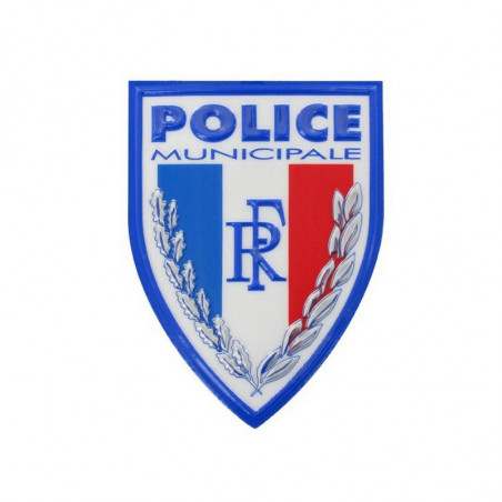 Ecusson plastique Relief Police Municipale