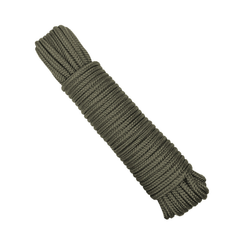 Paracorde EXPÉDITION L. 15 m x Ø 5 mm vert olive Paracorde EXPÉDITION L. 15 m x Ø 5 mm vert olive
