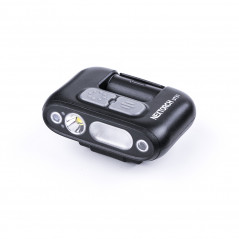 Lampe rechargeable fixation clip UT31 - éclairage blanc et rouge + strobe rouge/bleu - 220 lumens