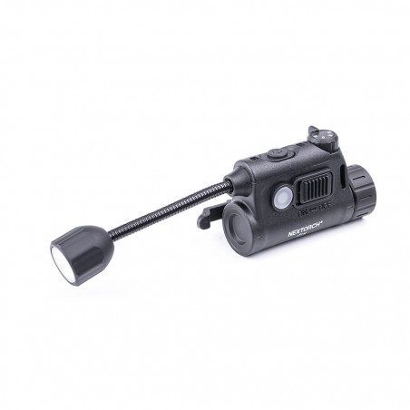 Lampe de casque rechargeable RSTAR - éclairage blanc, rouge et vert + infrarouge - 80 lumens