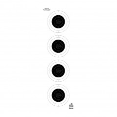 Lot/10 cibles sniper tout-temps 20 x 60 cm